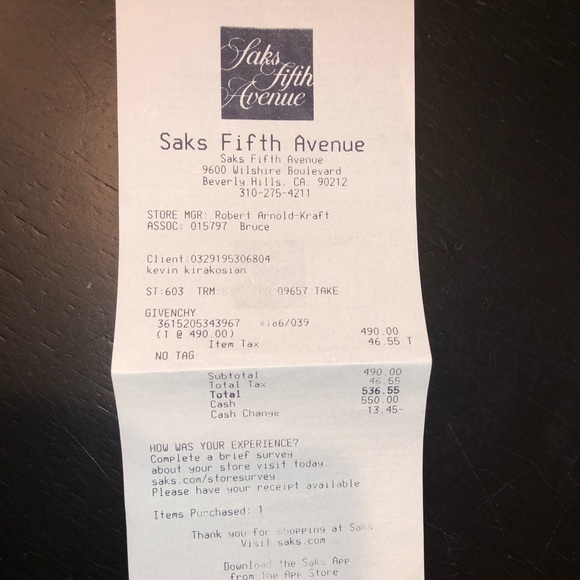 Givenchy logo tape men’s t shirt - Picture 7 of 7